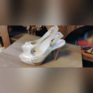 Stuart Weitzman Peep Toe Heel